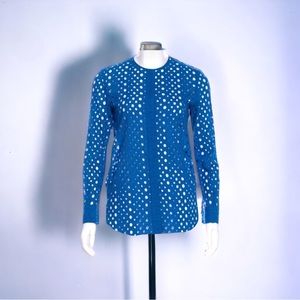 Isabel Marant Crew Neck Long Sleeve Snap Front Closures Size 4 NWT